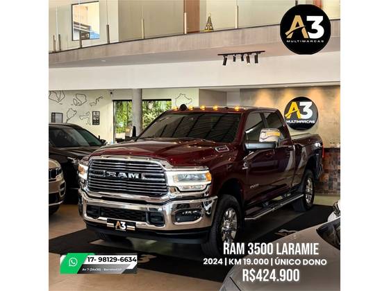 RAM 3500 6.7 I6 TURBO DIESEL LARAMIE CD 4X4 AUTOMÁTICO RAM 3500 6.7 I6 TURBO DIESEL LARAMIE CD 4X4 AUTOMÁTICO